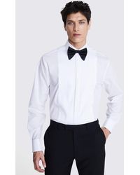 Moss - Regular Fit Pleated Dress Shirt - Lyst
