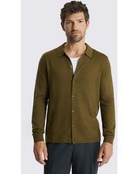 Moss - Merino Knitted Shirt - Lyst