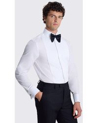 Moss - Tailored Fit Pleated Dress Shirt - Lyst