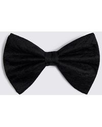 Moss - Silk Blend Floral Lurex Bow Tie - Lyst
