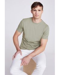 Moss - Sage Crew Neck T-Shirt - Lyst