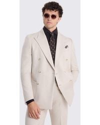 Moss - Relaxed Fit Light Camel Suit Jacket - Lyst