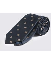 Moss - Taupe Silk Floral Tie - Lyst
