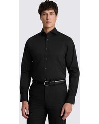 Moss - Tailored Fit Stretch Shirt - Lyst