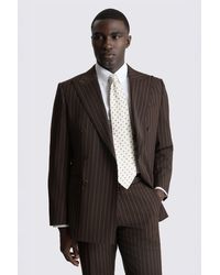 Moss - Tailored Fit Performance Stripe Suit Suit Jacket - Lyst