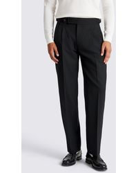 Moss - Wool Pleated Trousers - Lyst