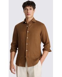 Moss - Chestnut Linen Shirt - Lyst