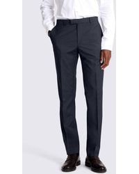 Moss - Slim Fit Ink Stretch Trousers - Lyst