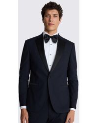 Moss - Slim Fit Midnight Notch Lapel Tuxedo Suit Suit Jacket - Lyst