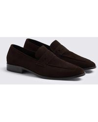 Moss - Suede Relaxed Loafers - Lyst