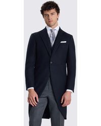 Barberis - Italian Tailored Fit Herringbone Morning Suit Jacket - Lyst