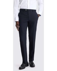 Moss - Tailored Fit Stripe Trouser - Lyst