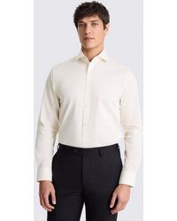 Moss - Tailored Fit Off- Stretch Shirt - Lyst