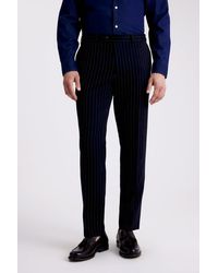 Moss - Slim Fit Stripe Trouser - Lyst