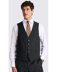 Moss - Regular Fit Twill Waistcoat - Lyst