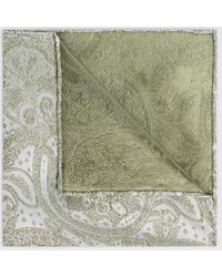 Wedding paisley - Sage Pocket Square - Lyst