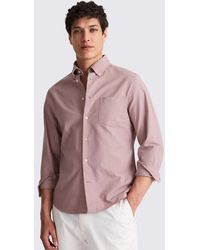 Moss - Dusty Washed Cotton Oxford Shirt - Lyst
