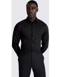 Moss - Slim Fit Stretch Shirt - Lyst