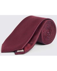 Moss - Berry Textured Tie - Lyst