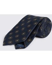 Moss - Silk Medallion Tie - Lyst