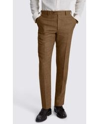 E thomas - Italian Tailored Fit Copper Trousers - Lyst