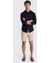 Moss - Stone Chino Cotton Shorts - Lyst