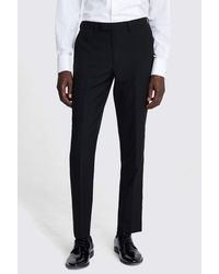 Moss - Tailored Fit Dress Trousers - Lyst