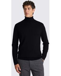 Moss - Merino Roll-Neck Jumper - Lyst
