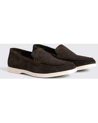 Moss - Lewisham Suede Casual Loafers - Lyst