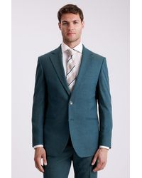 Moss - Tailored Fit Flannel Suit Jacket - Lyst