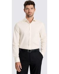 Moss - Slim Fit Off- Stretch Shirt - Lyst