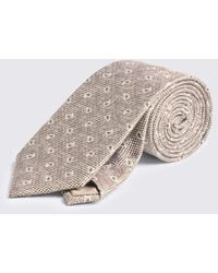 Moss - Neutral Paisley Tie - Lyst