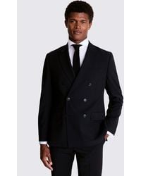 Moss - Tailored Fit Double Breasted Performance Suit Jacket - Lyst