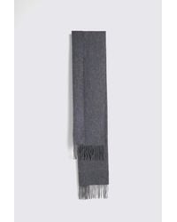 Moss - Charcoal Melange Cashmere Blend Scarf - Lyst