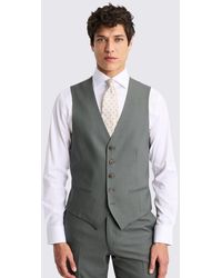 Barberis - Italian Tailored Fit Khaki Waistcoat - Lyst