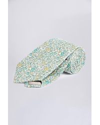 Liberty - Sage Ditsy Floral Tie Made With Fabric - Lyst