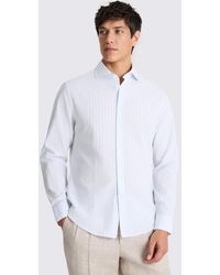 Moss - Bengal Cotton Linen Stripe Shirt - Lyst