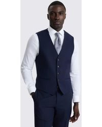Moss performance slim - Slim Fit Ink Performance Waistcoat - Lyst
