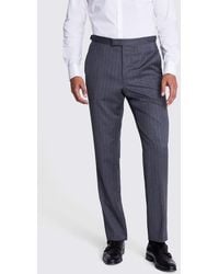 Barberis - Italian Tailored Fit Stripe Morningwear Trousers - Lyst
