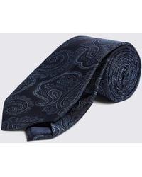 Moss - Paisley Silk Tie - Lyst