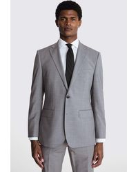 Moss - Tailored Fit Light Marl Performance Suit Jacket - Lyst