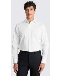 Moss - Regular Fit Stretch Shirt - Lyst