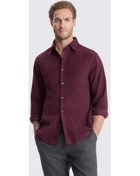 Moss - Italian Wine Moleskin Overshirt - Lyst