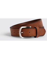 Moss - Casual Leather Belt - Lyst