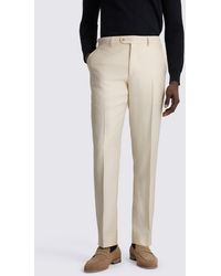 E thomas - Italian Tailored Fit Off- Twill Trousers - Lyst