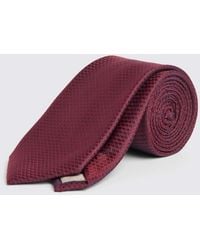 Moss - Berry Textured Tie - Lyst