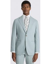 Barberis - Italian Tailored Fit Aqua Tropical Suit Jacket - Lyst