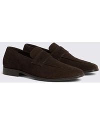 Moss - Suede Relaxed Loafers - Lyst