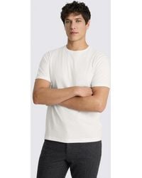 Moss - Cotton Crew-Neck T-Shirt - Lyst