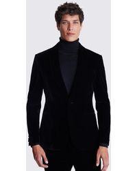 Moss - Slim Fit Velvet Suit Jacket - Lyst